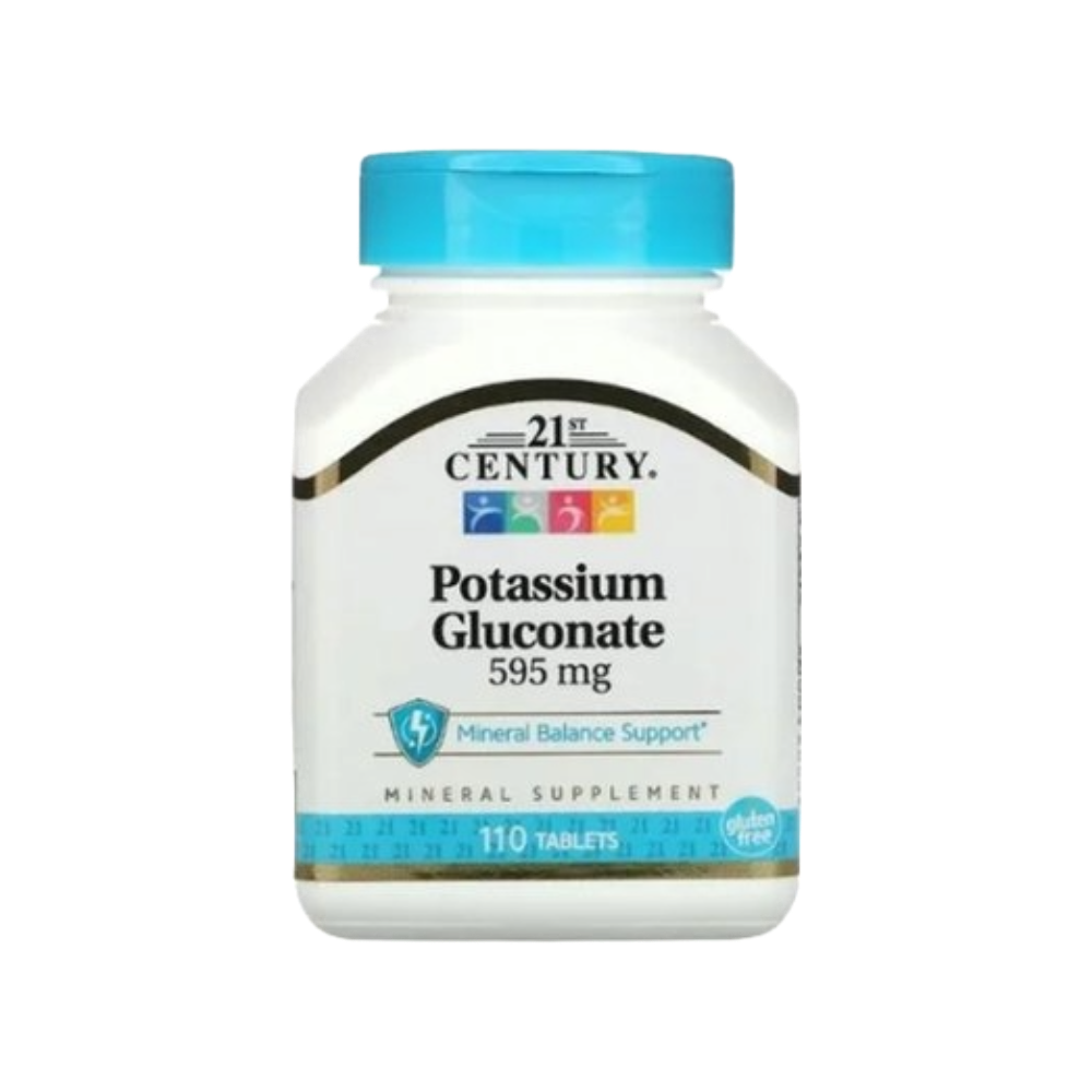21ST CENTURY POTASSIUM GLUCONATE 110 TAB