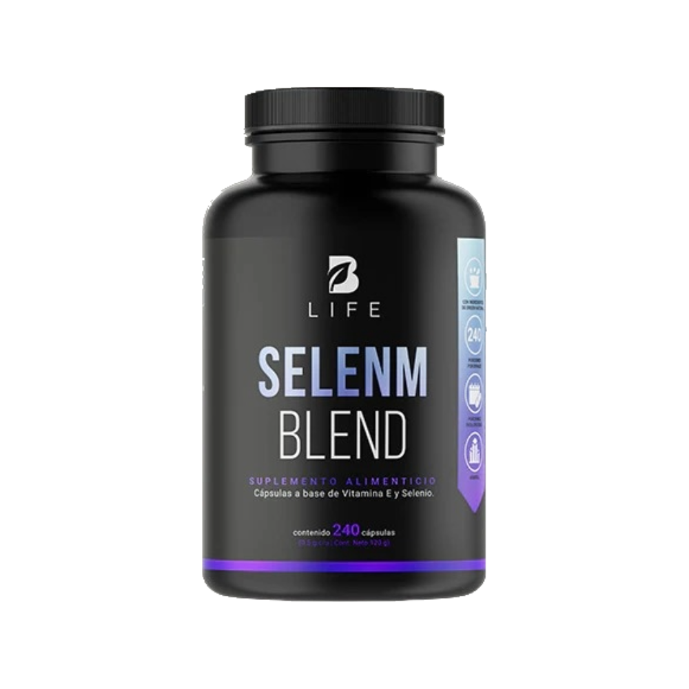 B LIFE SELENM BLEND (240 CAPS) – SUPLEMENTO ALIMENTICIO DE SELENIO Y VITAMINA E