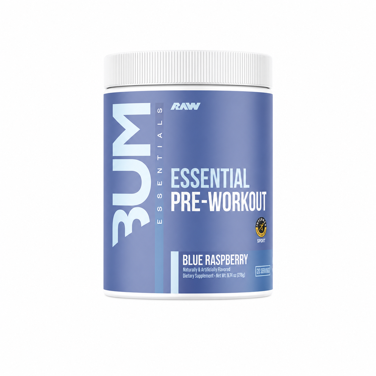 RAW CBUM ESSENTIAL PRE WORKOUT 20 SERVICIOS