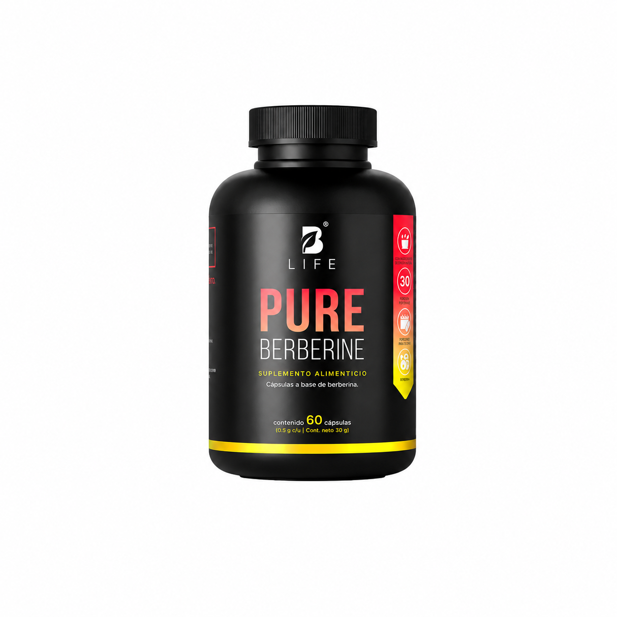 B LIFE PURE BERBERINE 60 CAPSULAS – SUPLEMENTO ALIMENTICIO DE BERBERINA PURA
