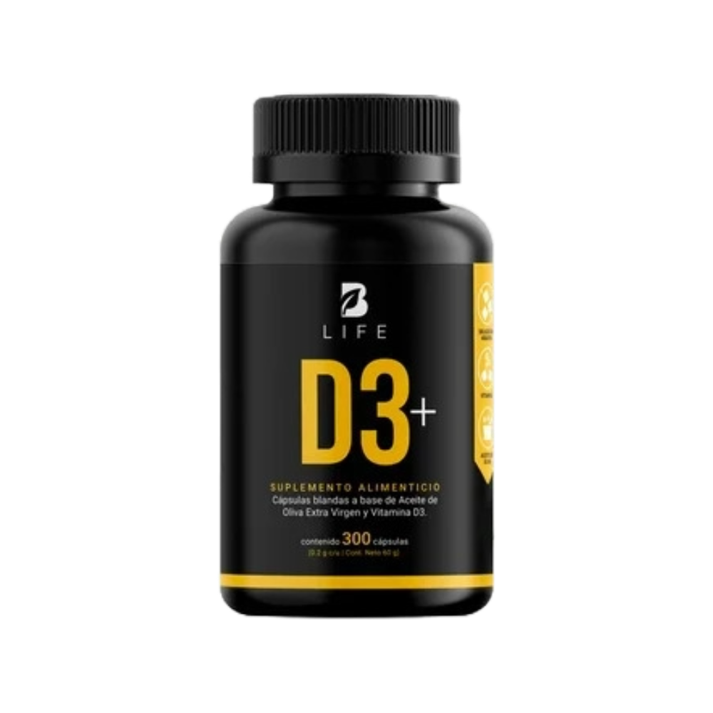 B LIFE D3, 5000 UI, 300 CÁPSULAS