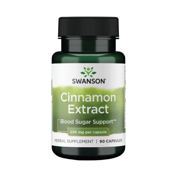 SWANSON CINNAMON EXTRACT (EXTRACTO DE CANELA) 250MG 90 CAPSULAS