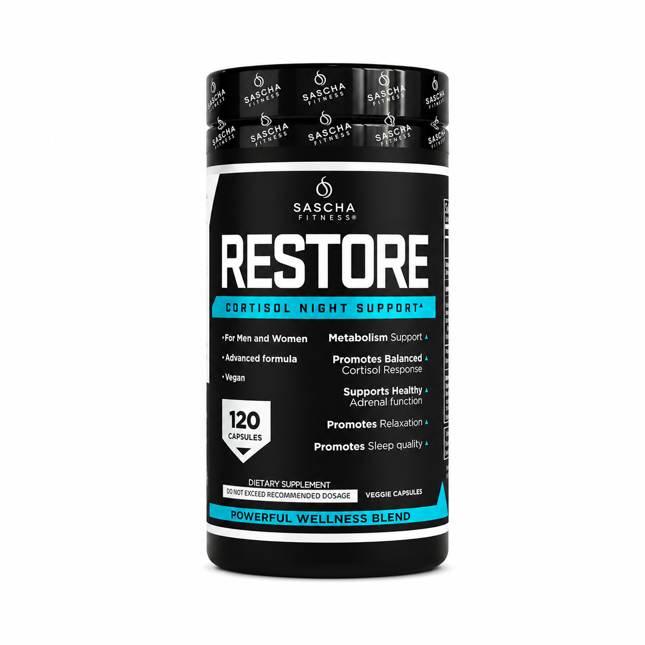 Sascha Fitness Restore 120 Capsulas