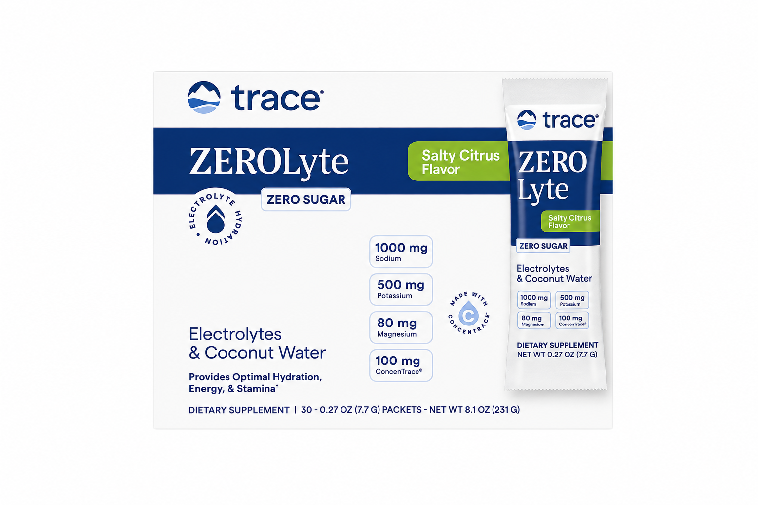 TRACE MINERAL ZEROLYTE 30 STICK