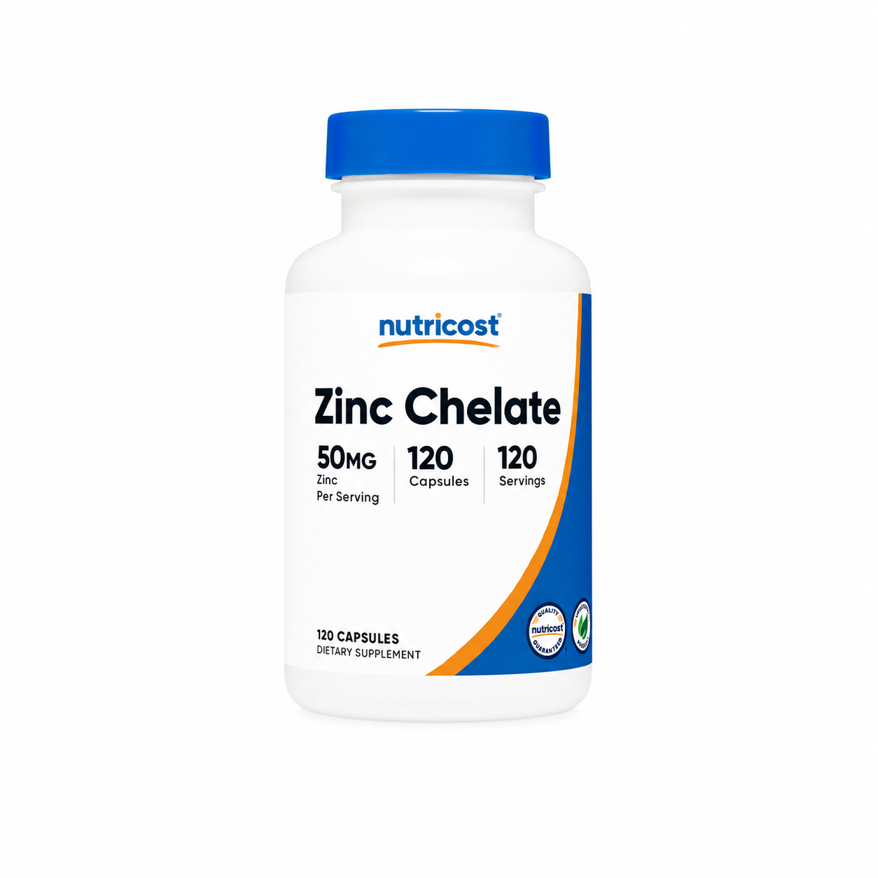NUTRICOST ZINC CHELATE 50MG 120 CAPS