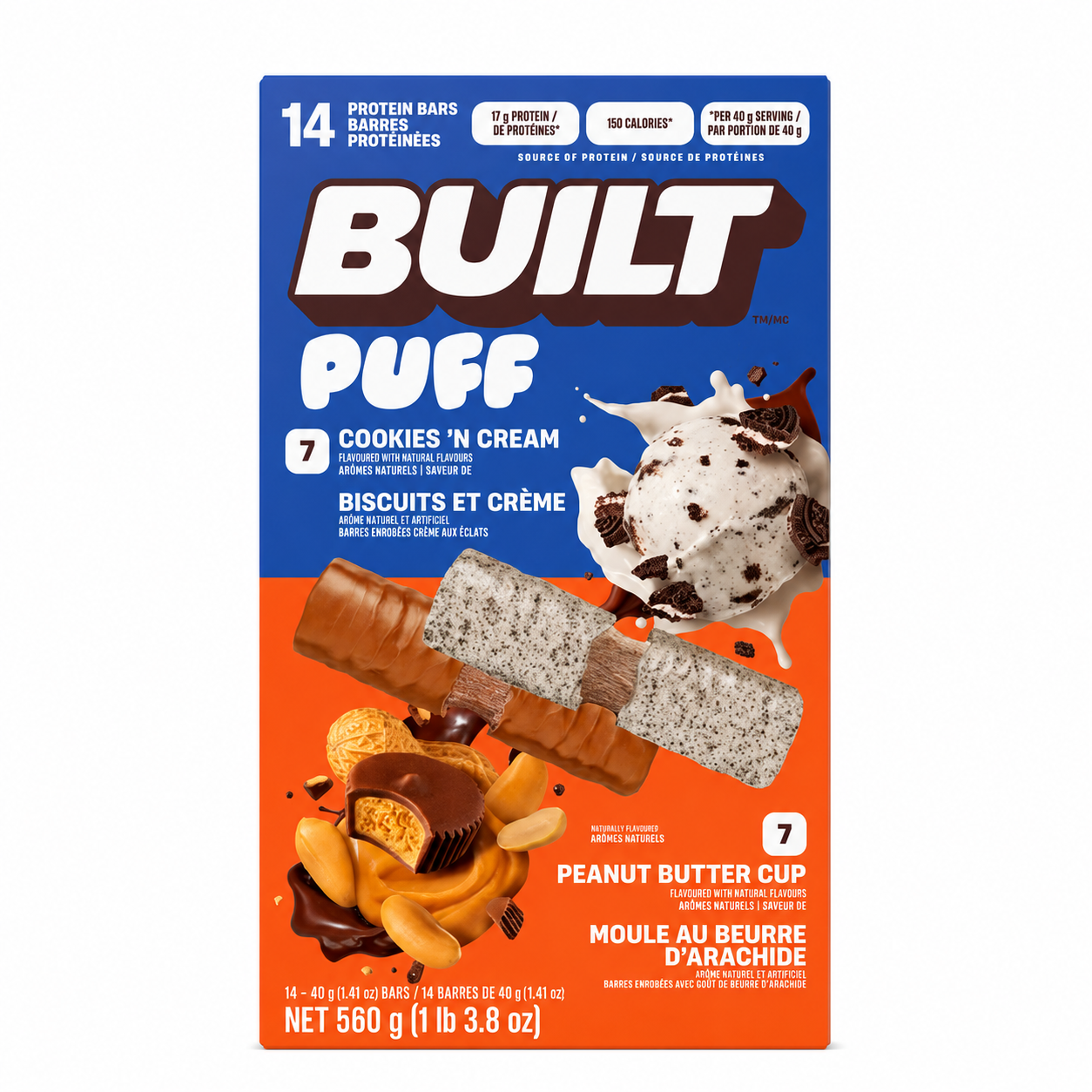 BUILT PUFF PROTEIN BAR