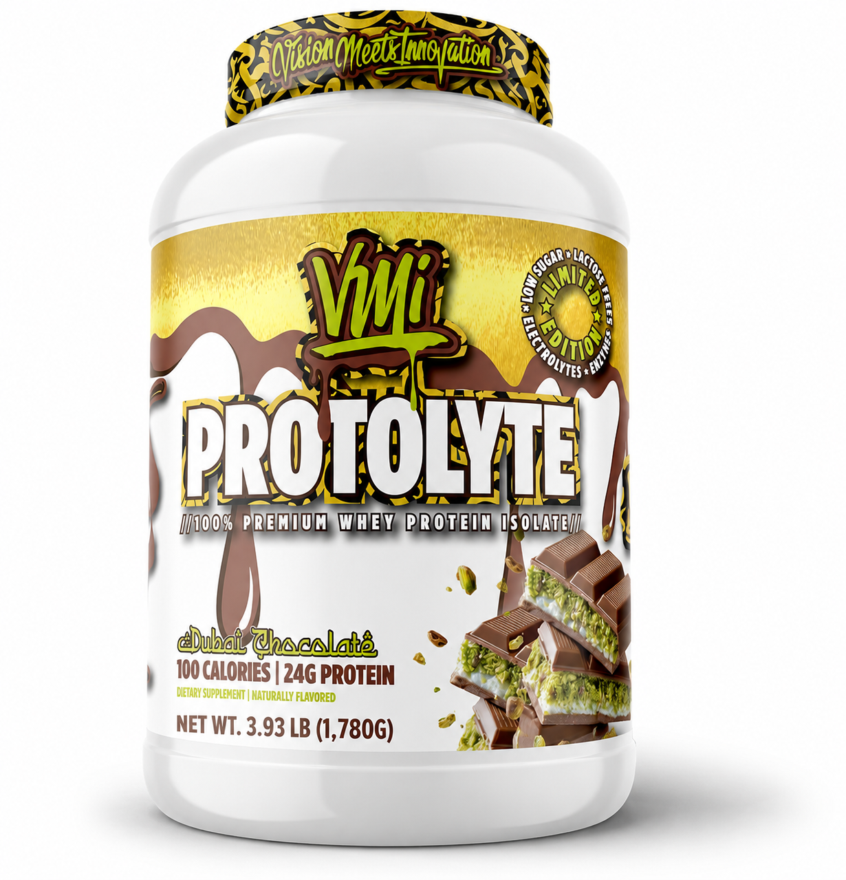VMI SPORTS PROTOLYTE 100% WHEY ISOLATE (3.93 LB / DUBAI CHOCOLATE)