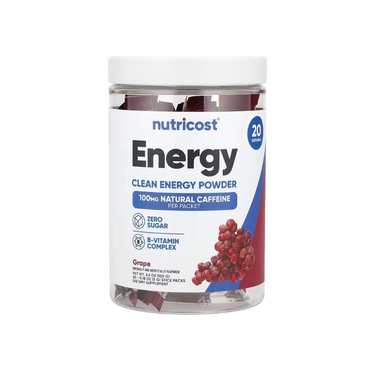 NUTRICOST CLEAN ENERGY PWODER 20 SERVS